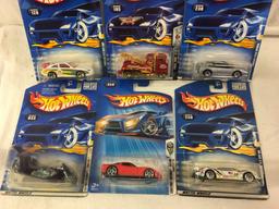 Lot of 6 Pcs  New in Package  Collector Assorted Hot Wheels Die-Cast Cars 1/64 Scale