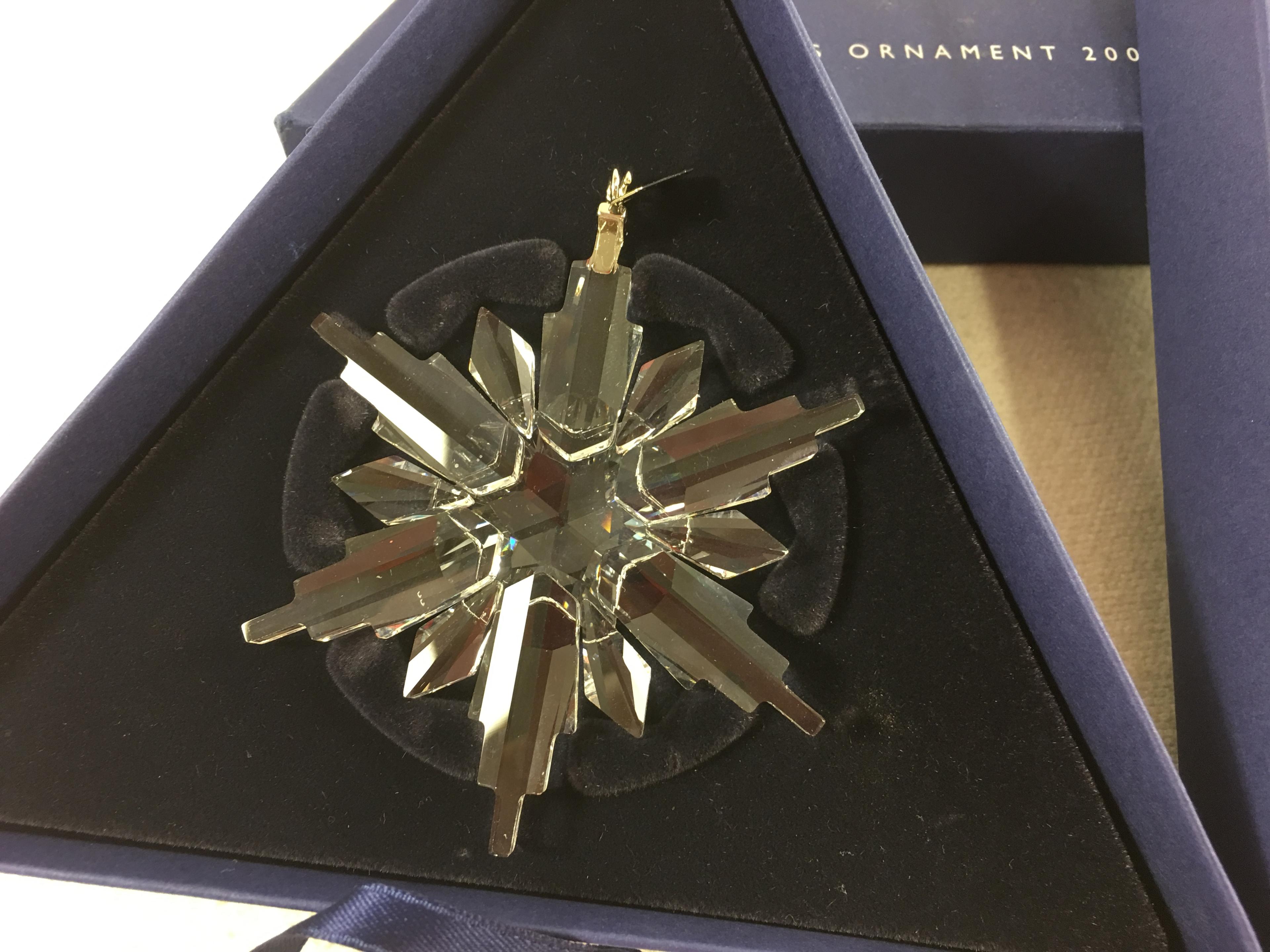 Collector Swarovski Annual Edition Christmas Ornament 2006 Swarovski Crystal  Star