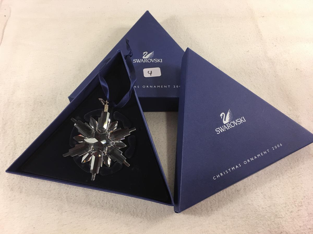 Collector Swarovski Annual Edition Christmas Ornament 2006 Swarovski Crystal  Star