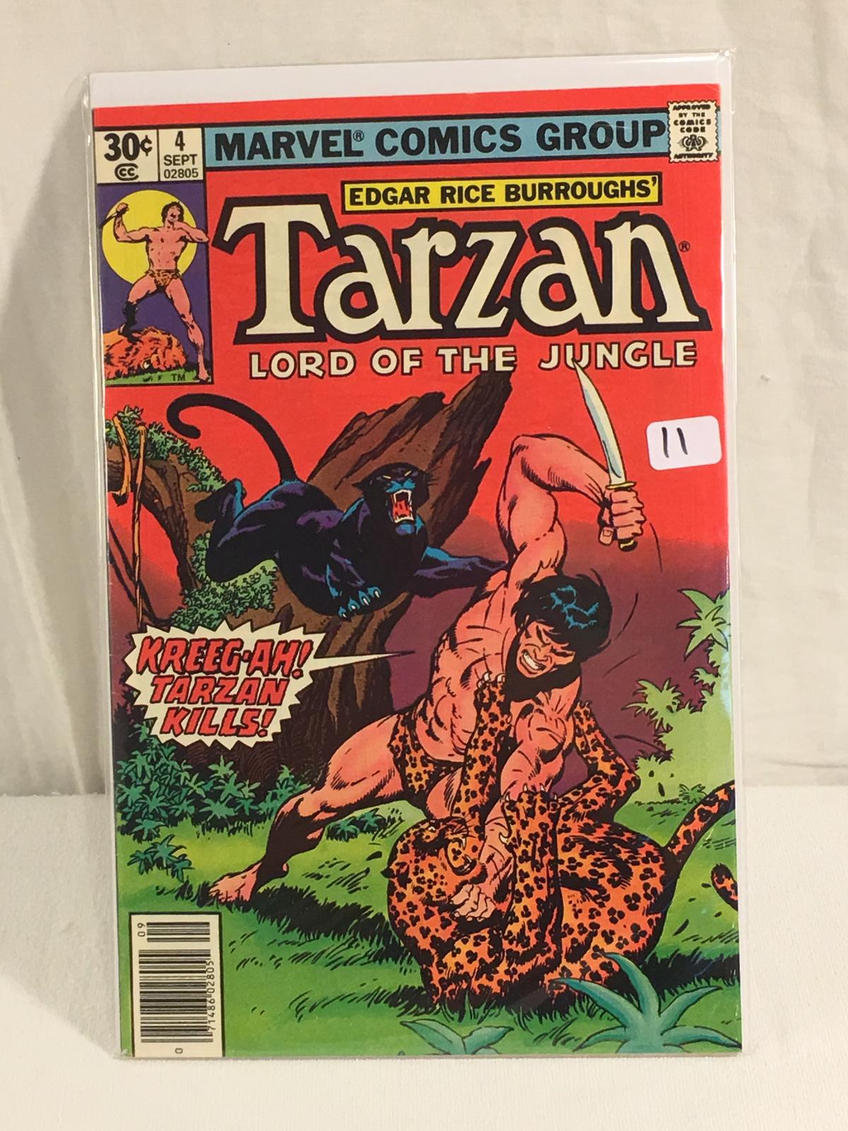 Collector Vintage Marvel Comics Tarzan Lord Of The Jungle No.4 Comic Book