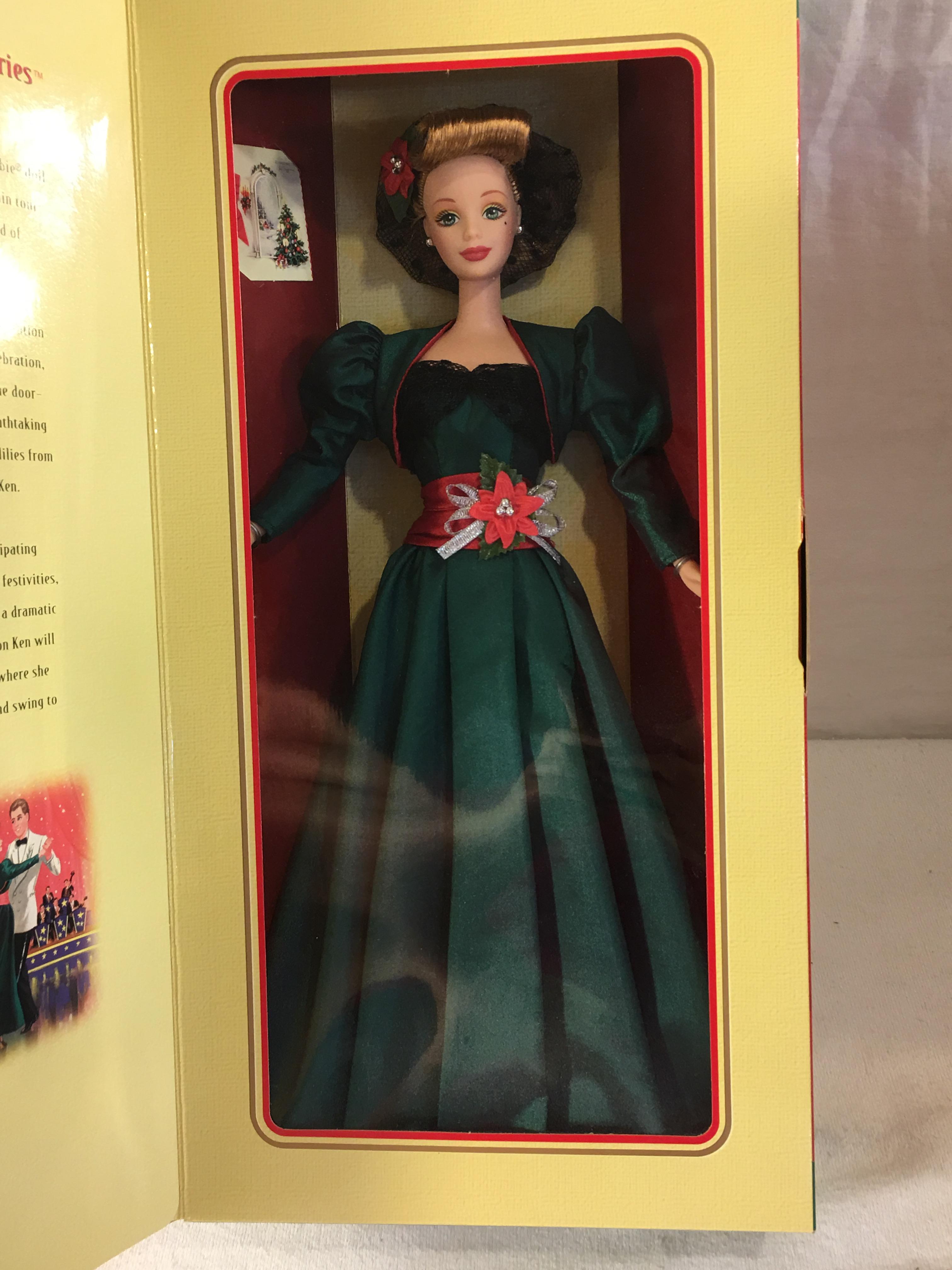 NIB Collector Hallmark Holiday Sensation Barbie Doll Box: 13.5"x7"