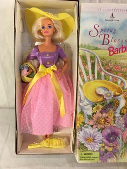 NIB Collector Avon Exclusive Spring Blossoms Barbie Doll Box: 13"x5"
