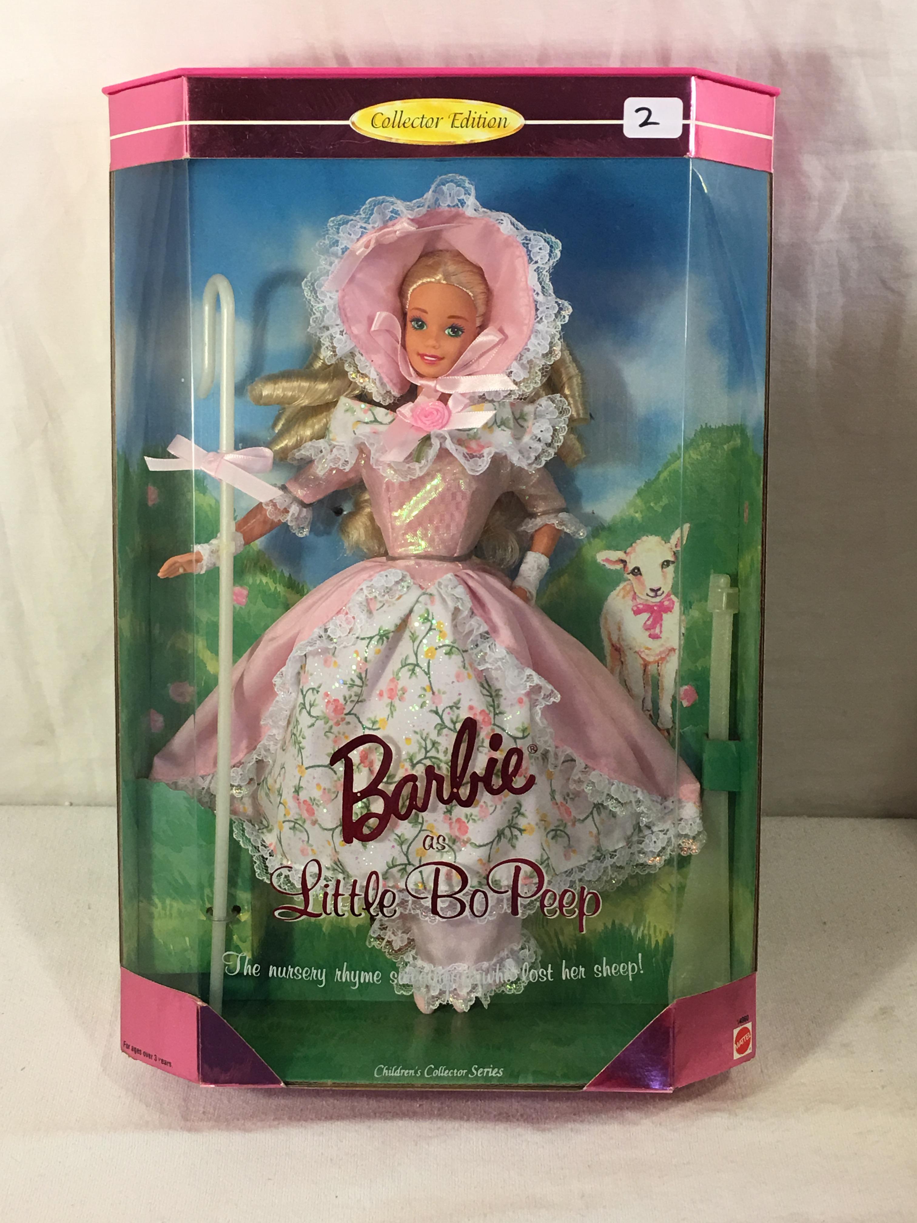 NIB Collector Little Bo Peep Barbie Doll Box: 13.5"x9"