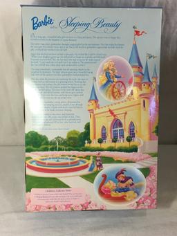 NIB Collector Children's Collector Series Sleeping Beauty Barbie Doll Box: 13.5"x9"