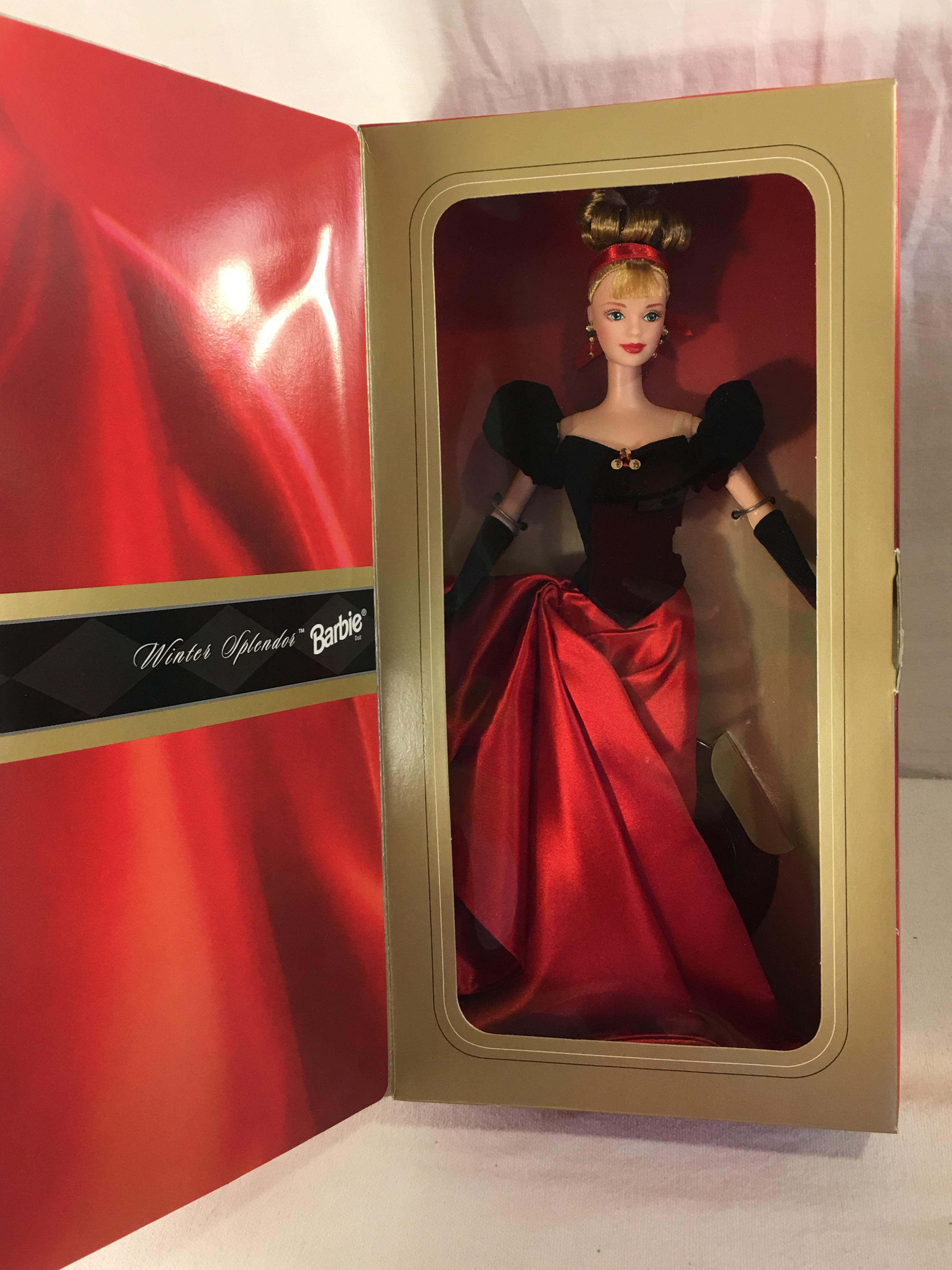 NIB Collector Avon Exclusive Winter Splendor Barbie Doll Box: 13"x7"