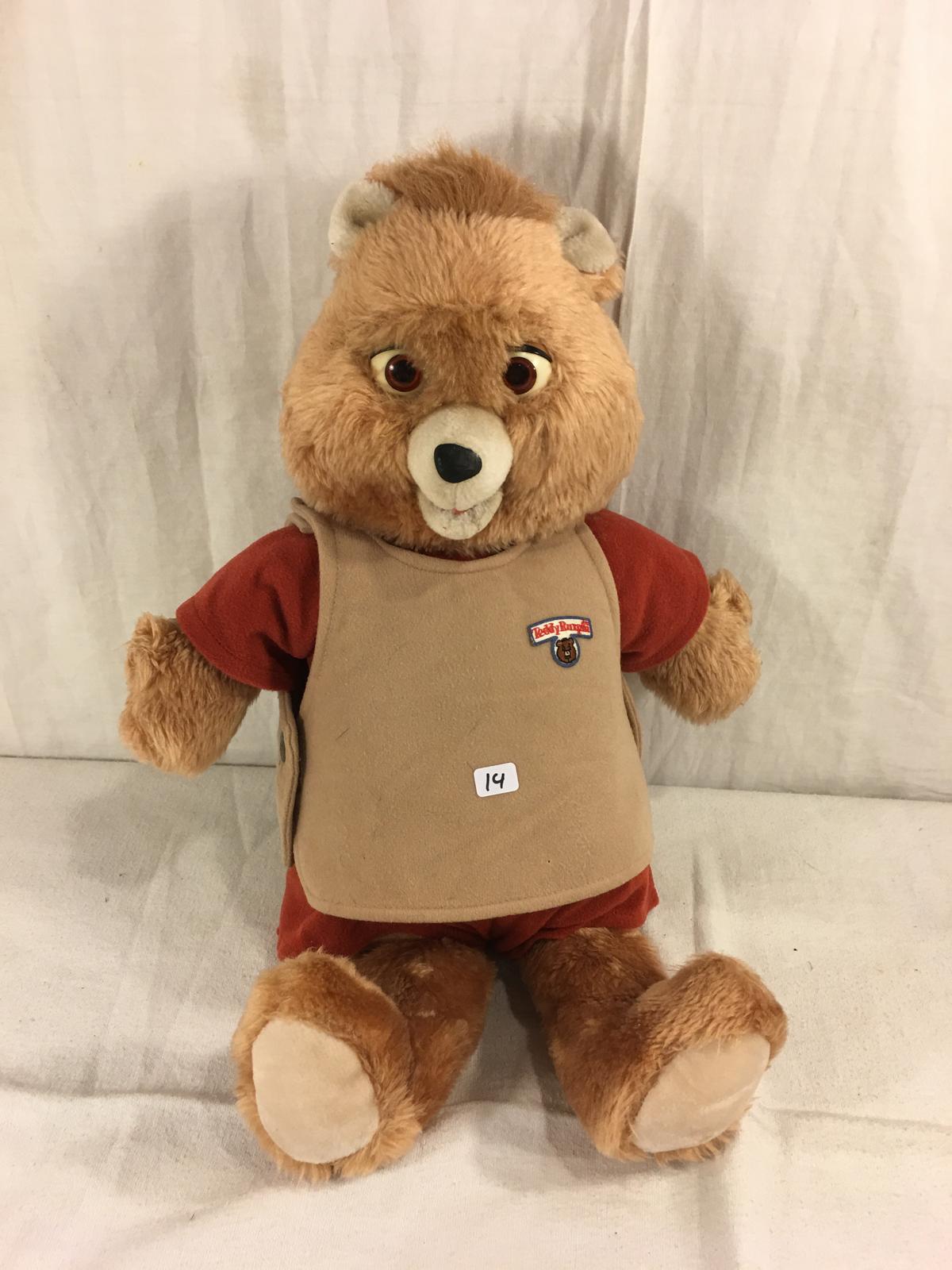 Collector Vintage 1985 Alchemy II World's of Wonder Teddy Ruxpin Animated Talking Teddy Bear 19" tal