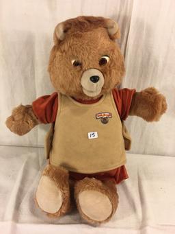 Collector Vintage 1985 Alchemy II World's of Wonder Teddy Ruxpin Animated Talking Teddy Bear 19" tal