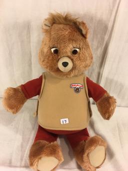 Collector Vintage 1985 Alchemy II World's of Wonder Teddy Ruxpin Animated Talking Teddy Bear 15" tal