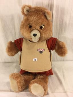 Collector Vintage 1985 Alchemy II World's of Wonder Teddy Ruxpin Animated Talking Teddy Bear 19" tal