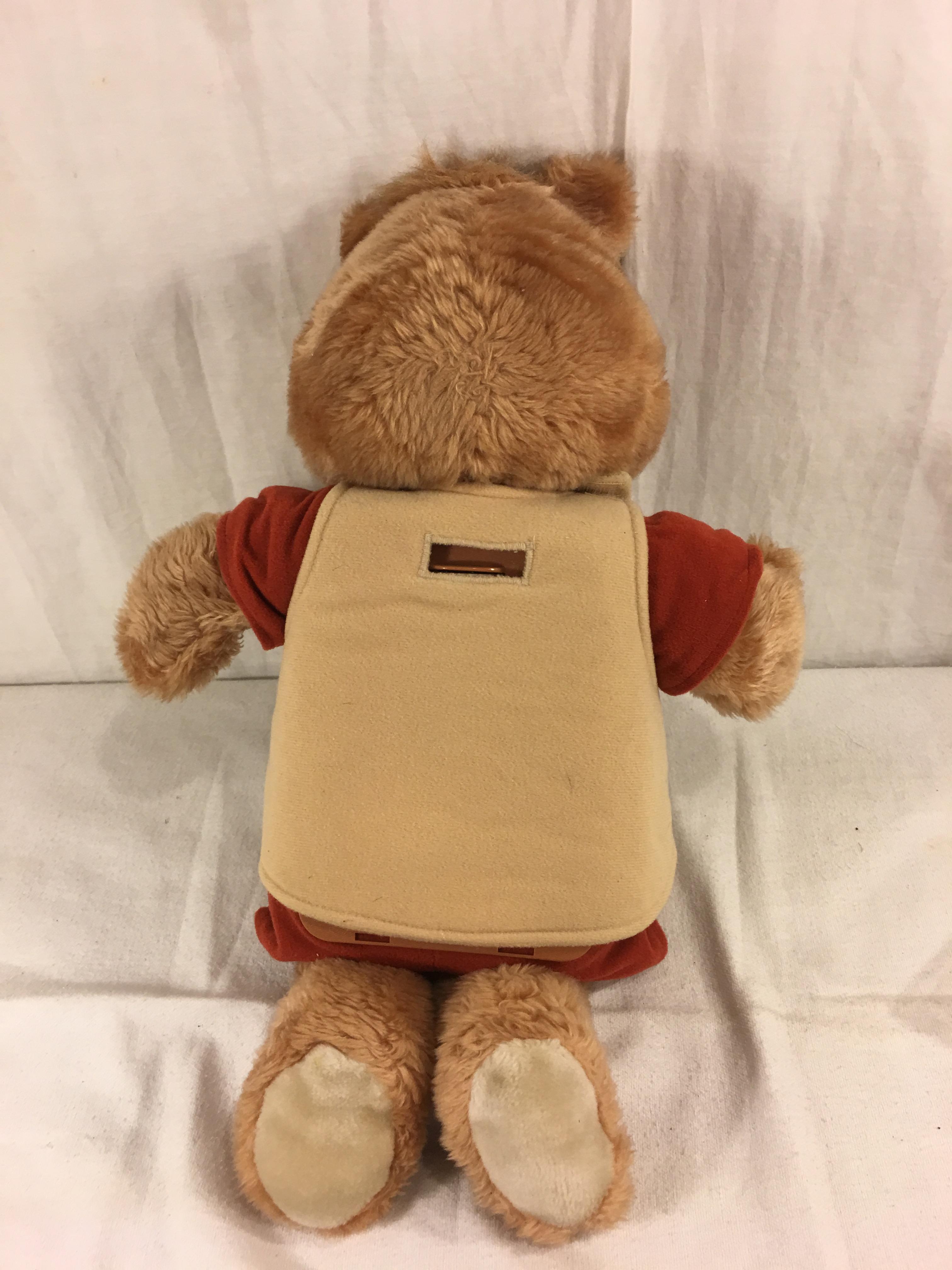 Collector Vintage 1985 Alchemy II World's of Wonder Teddy Ruxpin Animated Talking Teddy Bear 19" tal