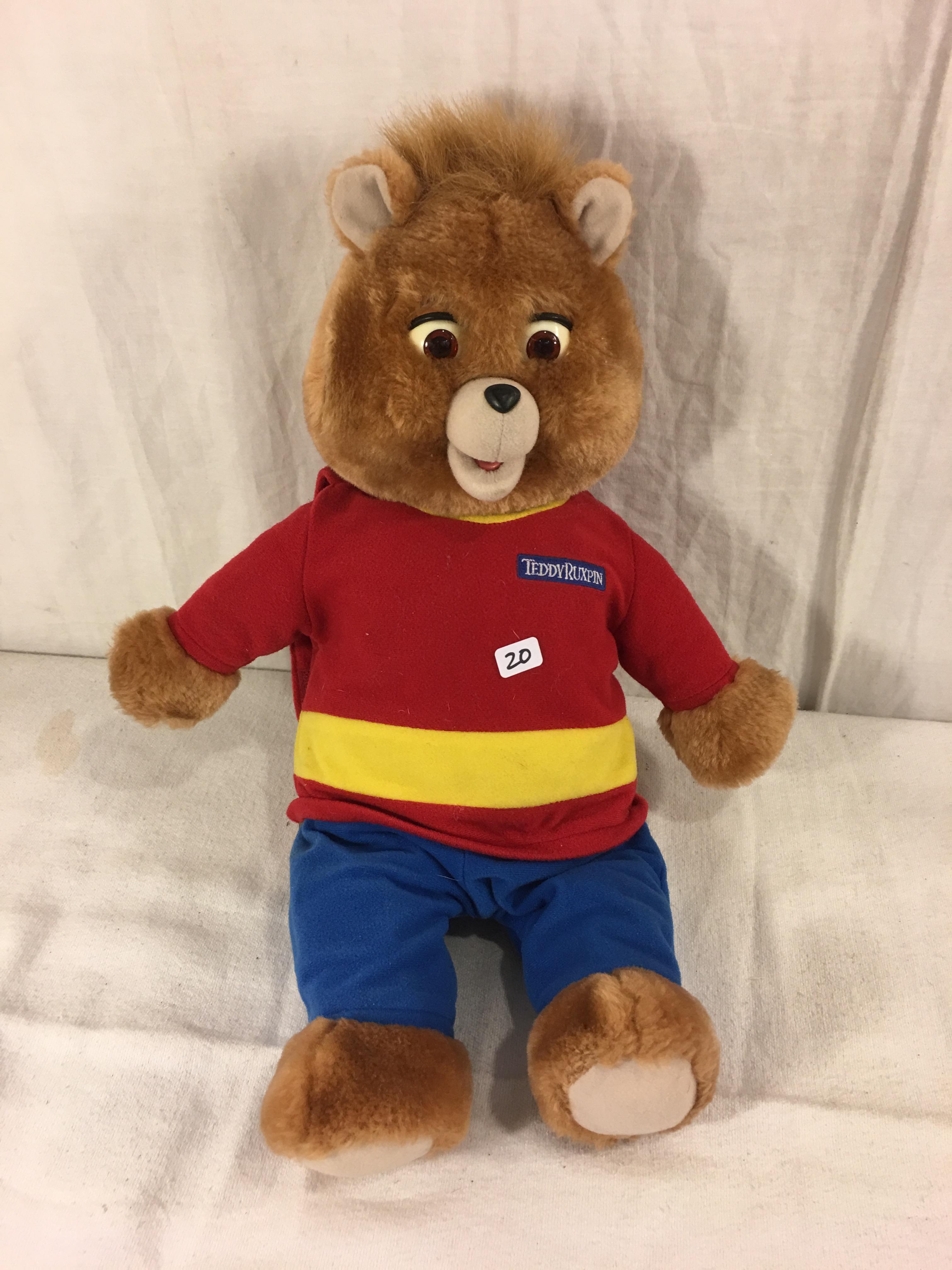 Collector 1998 Alchemy II Teddy Ruxpin Animated Talking Teddy Bear 16" Tall