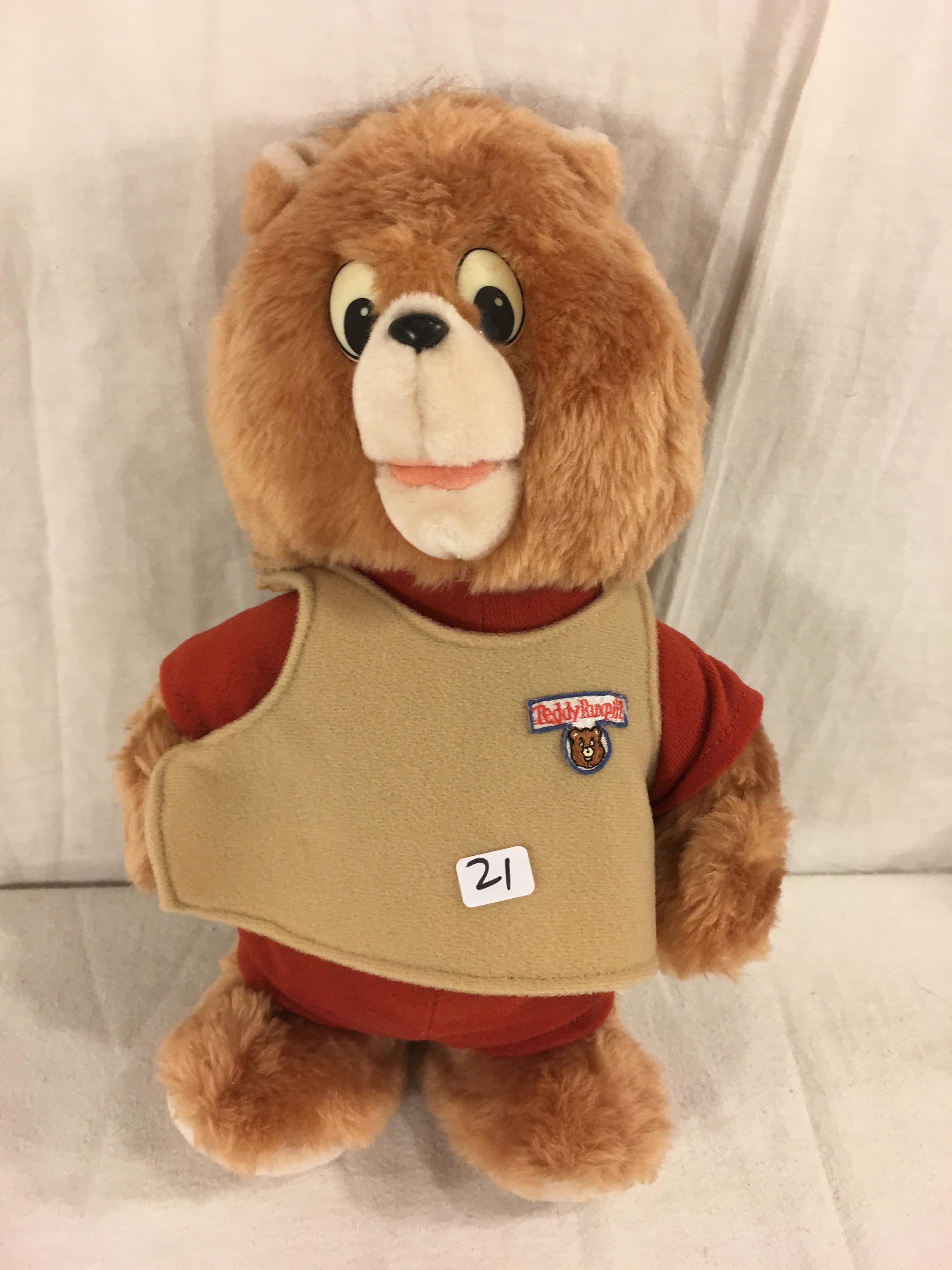 Collector Vintage 1987 Alchemy II World's of Wonder Teddy Ruxpin Little Boppers Dancing Teddy Bear 1