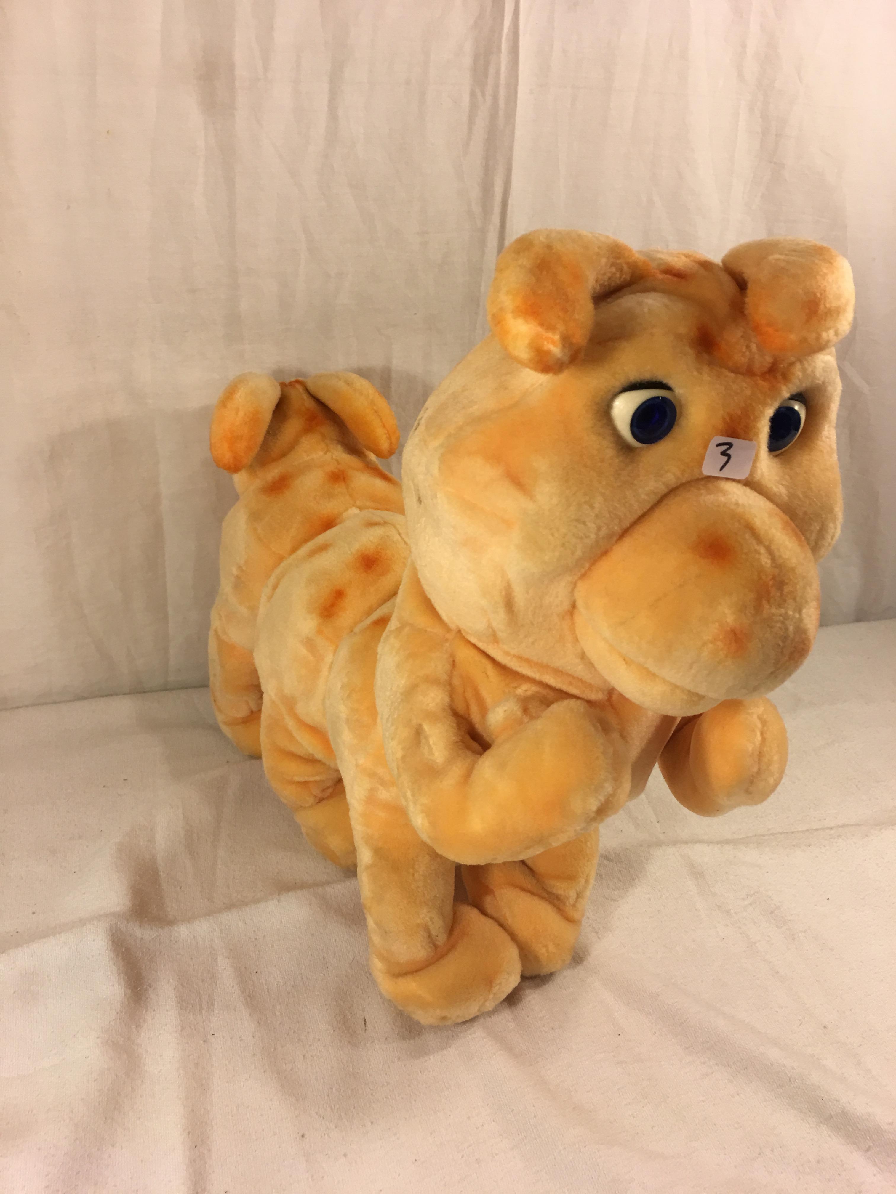 Collector Vintage 1985 Alchemy II World's of Wonder Grubby Animated Talking Stuffed Animal 18" long