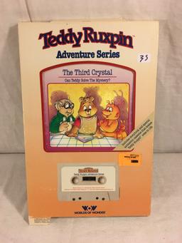 Collector Vintage 1985 Alchemy II WOW Teddy Ruxpin "The Third Crystal" Cassette Tape & Storybook in