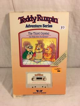 Collector Vintage 1985 Alchemy II WOW Teddy Ruxpin "The Third Crystal" Cassette Tape & Storybook in