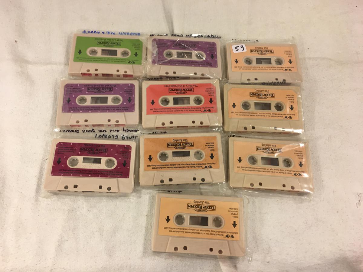 Collector Vintage Alchemy II World's of Wonder Teddy Ruxpin Assorted 10 Cassettes