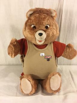 Collector Vintage 1985 Alchemy II World's of Wonder Teddy Ruxpin Animated Talking Teddy Bear 19" tal