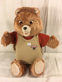 Collector Vintage 1985 Alchemy II World's of Wonder Teddy Ruxpin Animated Talking Teddy Bear 19" tal