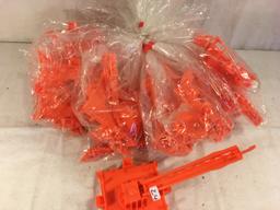 Lot of 10 Pieces Collector Marx Orange Color Plastic Accessory Toys - See Pictures