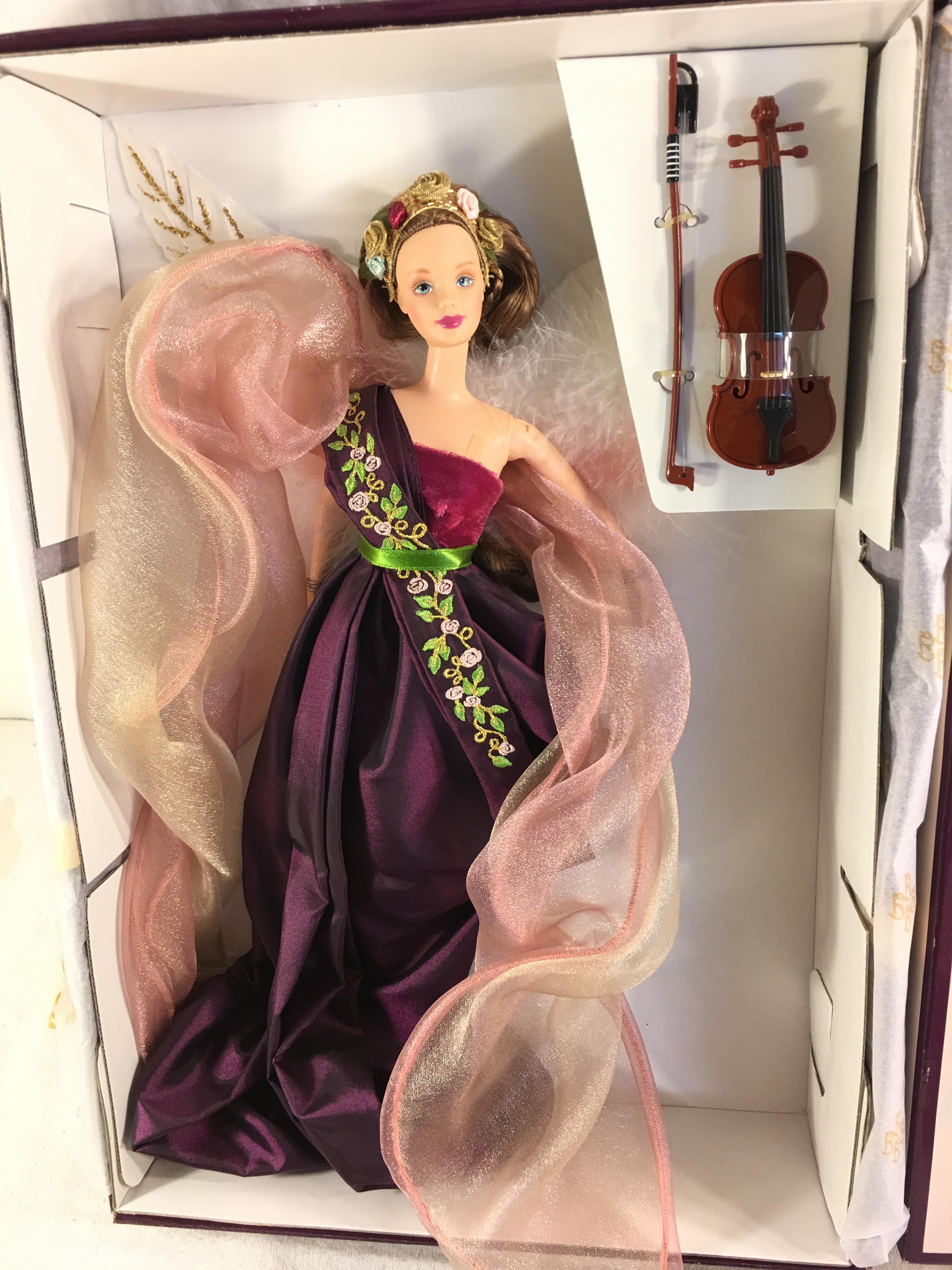 NIB Collector Angels of Music Collection Heartstring Angel Barbie Doll Box: 15.5"x11"