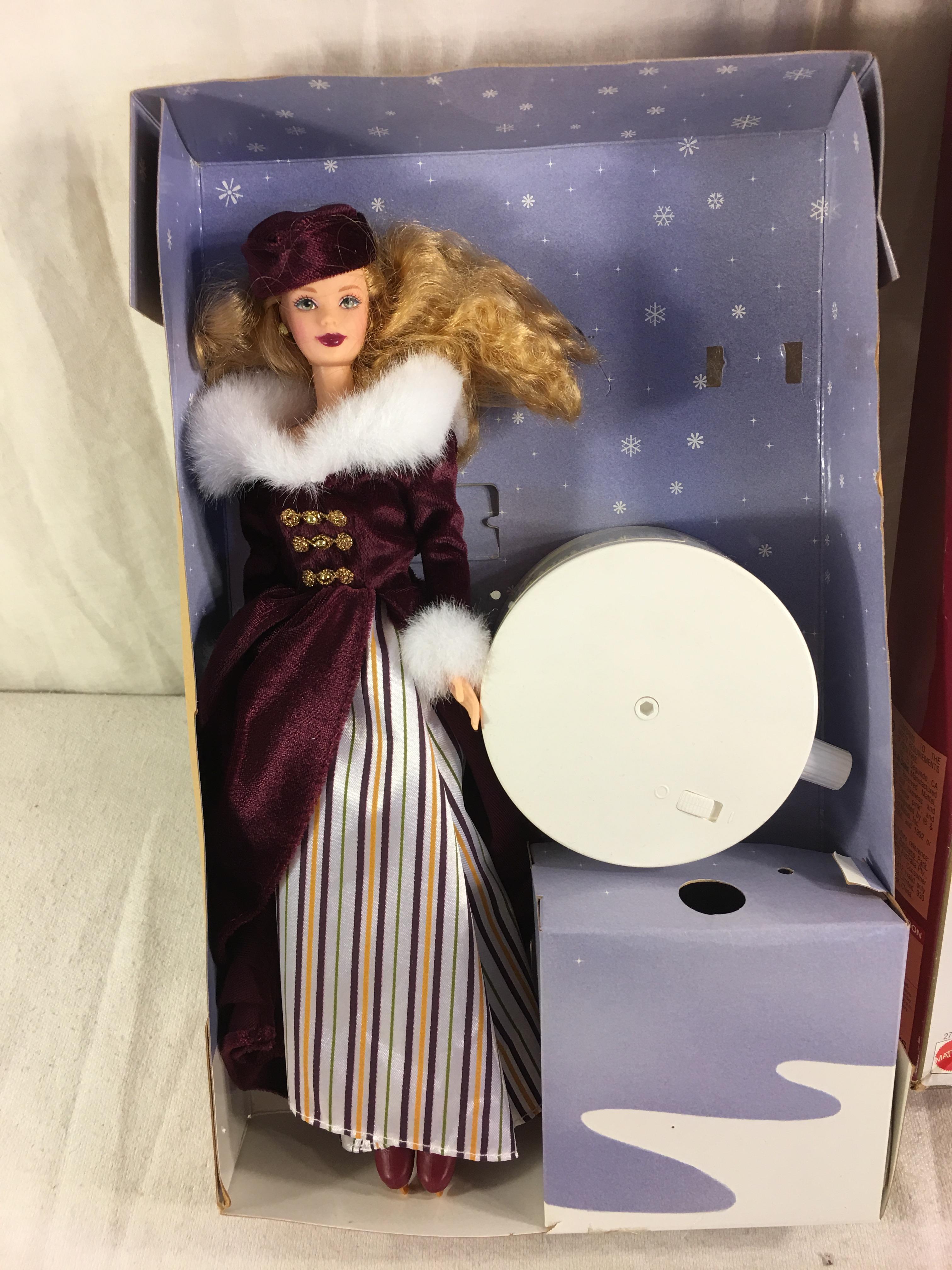 Collector Victorian Ice Skater Barbie Doll Loose in Box