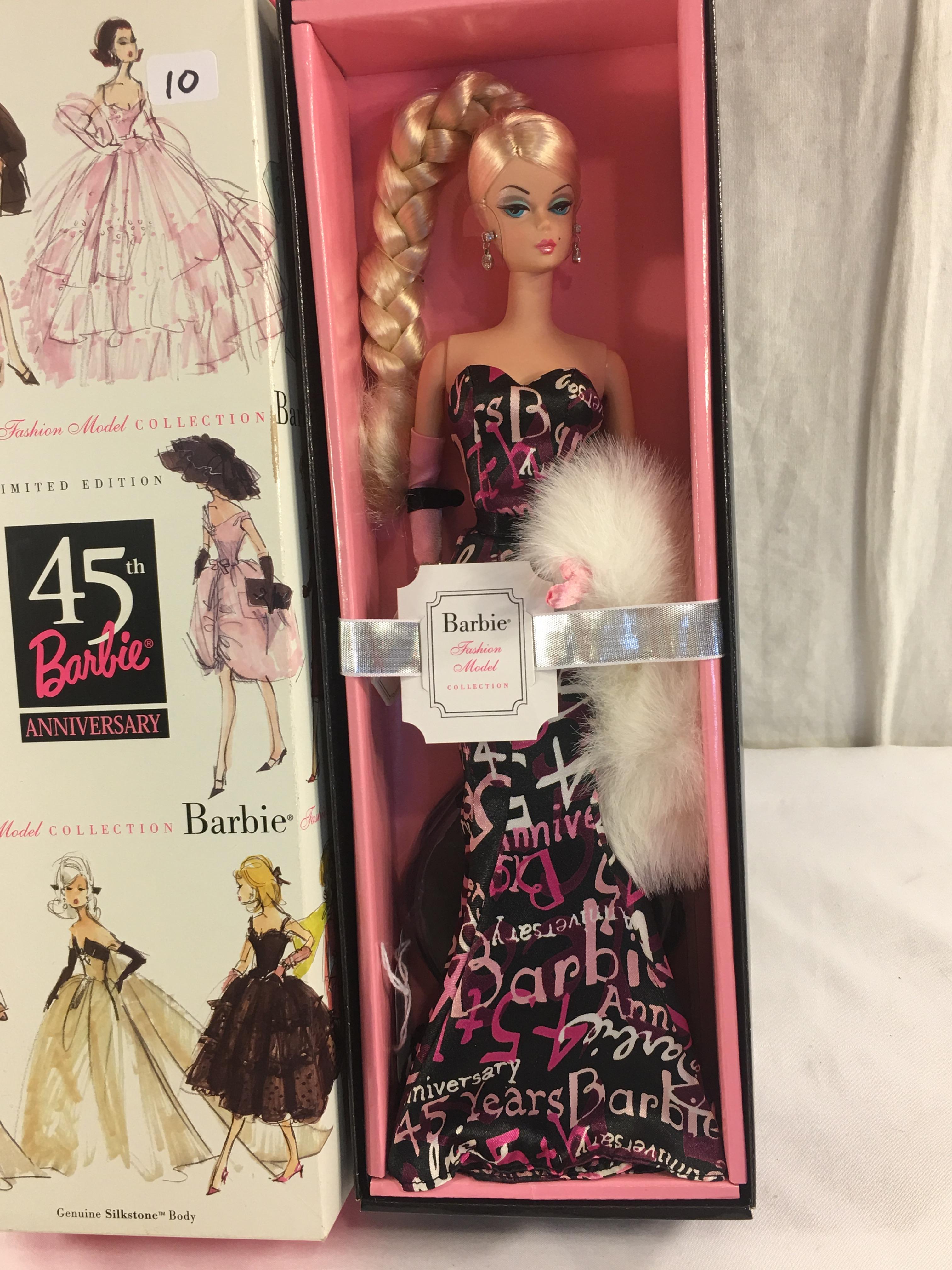 NIB Collector Barbie Fashion Model Collecton 45th Barbie Anniversary Genuine Silkstone 13.5"Tall
