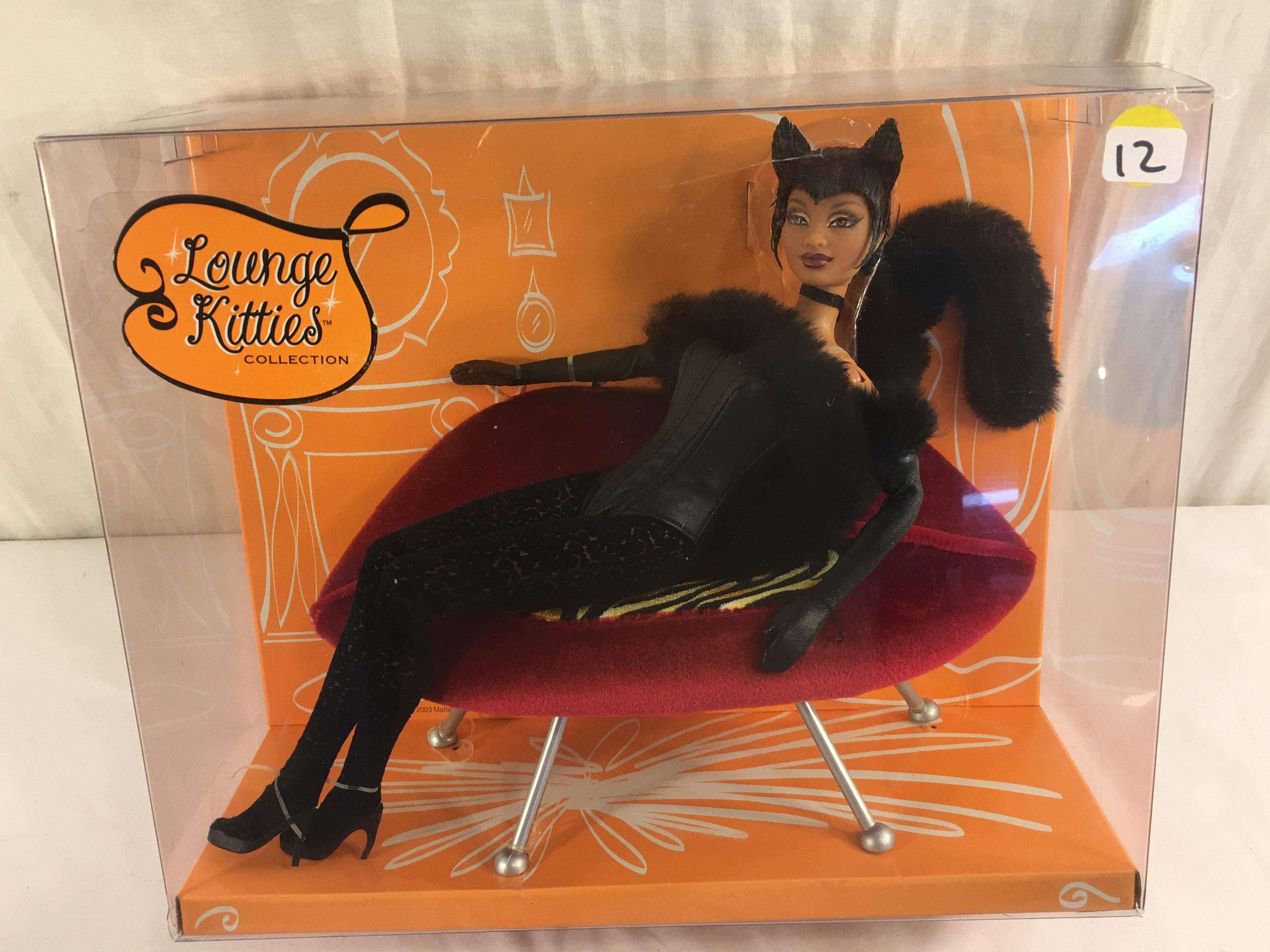 Collector NIB Barbie Mattel Lounge Kitties Collection Doll Box Size" 9" by 11"