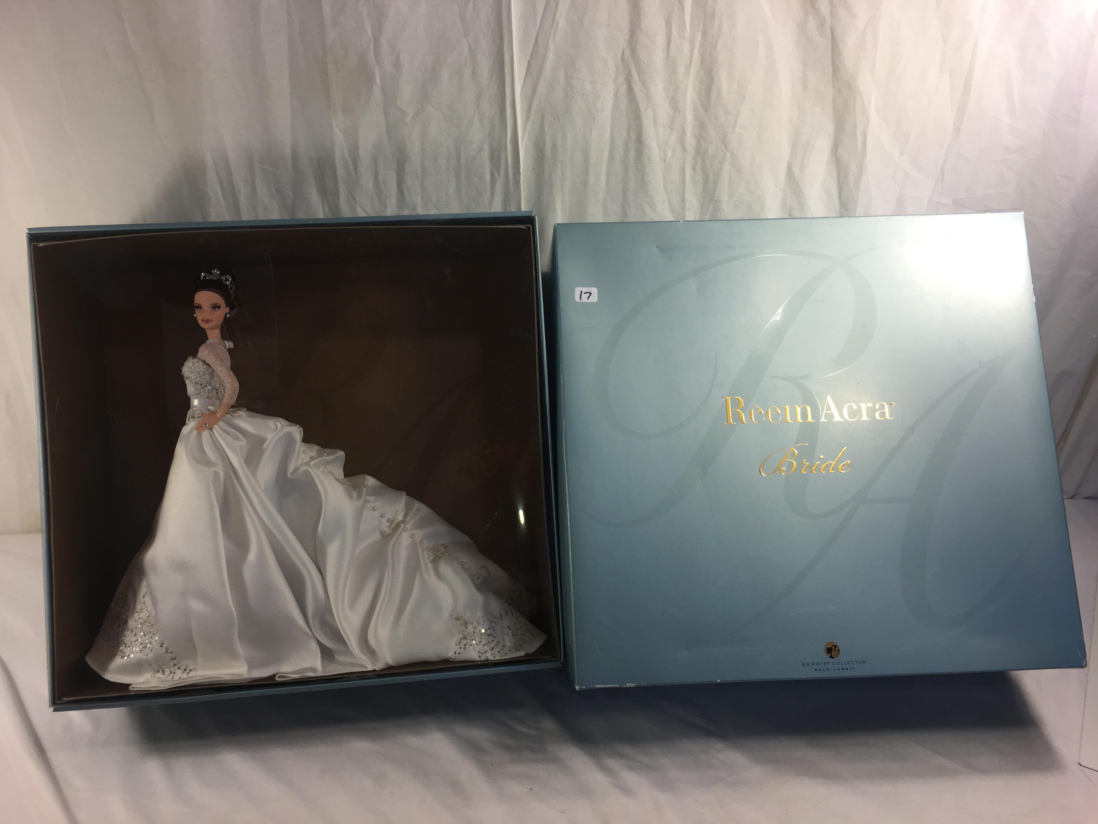 Collector NIB Barbie Collector Gold Label Reem Acra Bride Doll Box Size: 15.5x16"