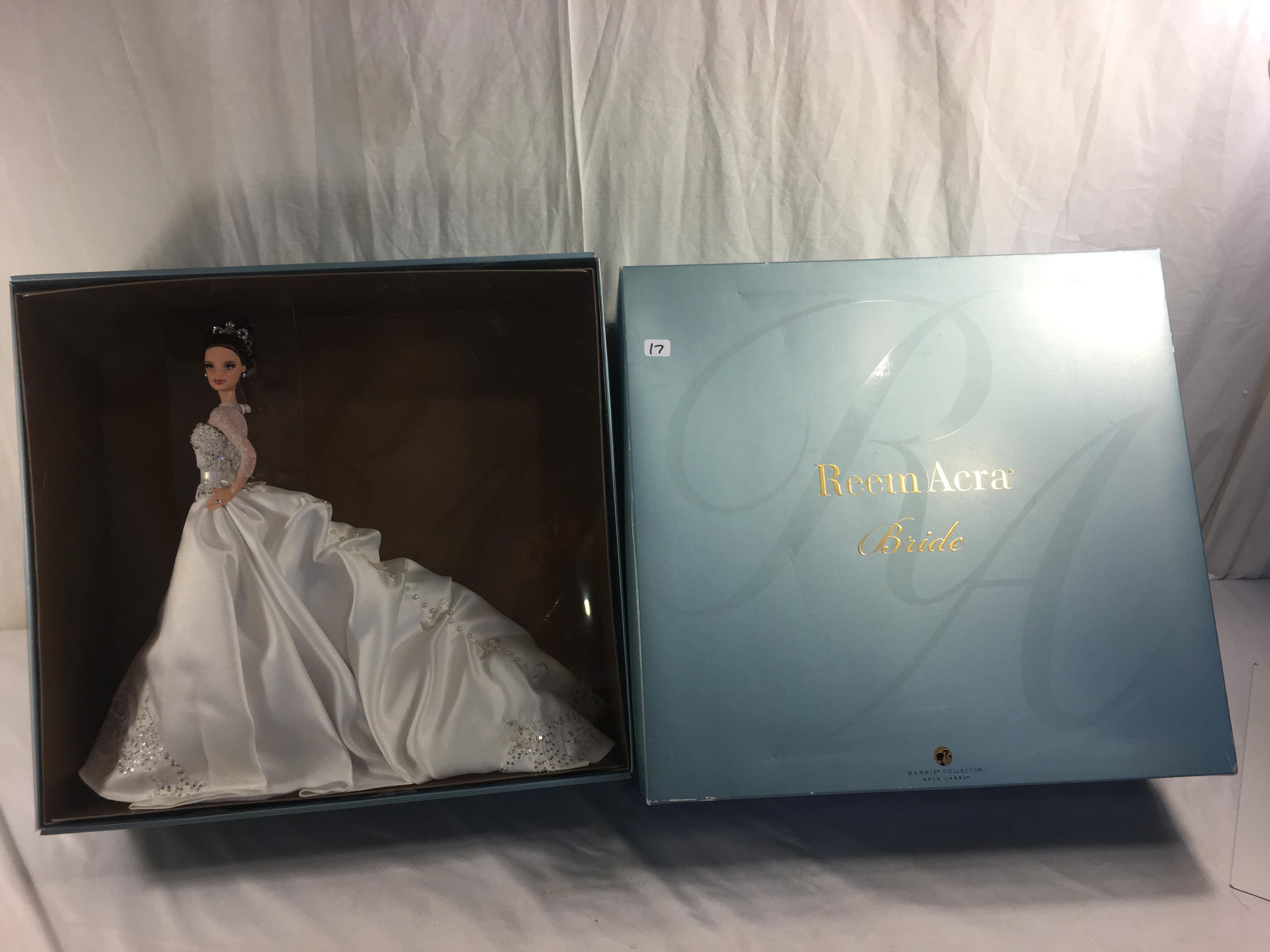 Collector NIB Barbie Collector Gold Label Reem Acra Bride Doll Box Size: 15.5x16"