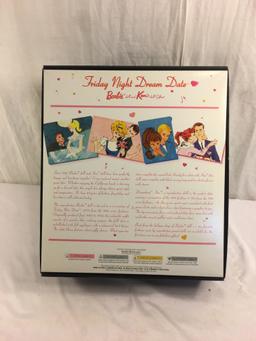 NIB Collector Barbie Gold Label Friday Night Dream Date Barbie and Ken Doll 13.5"x12"