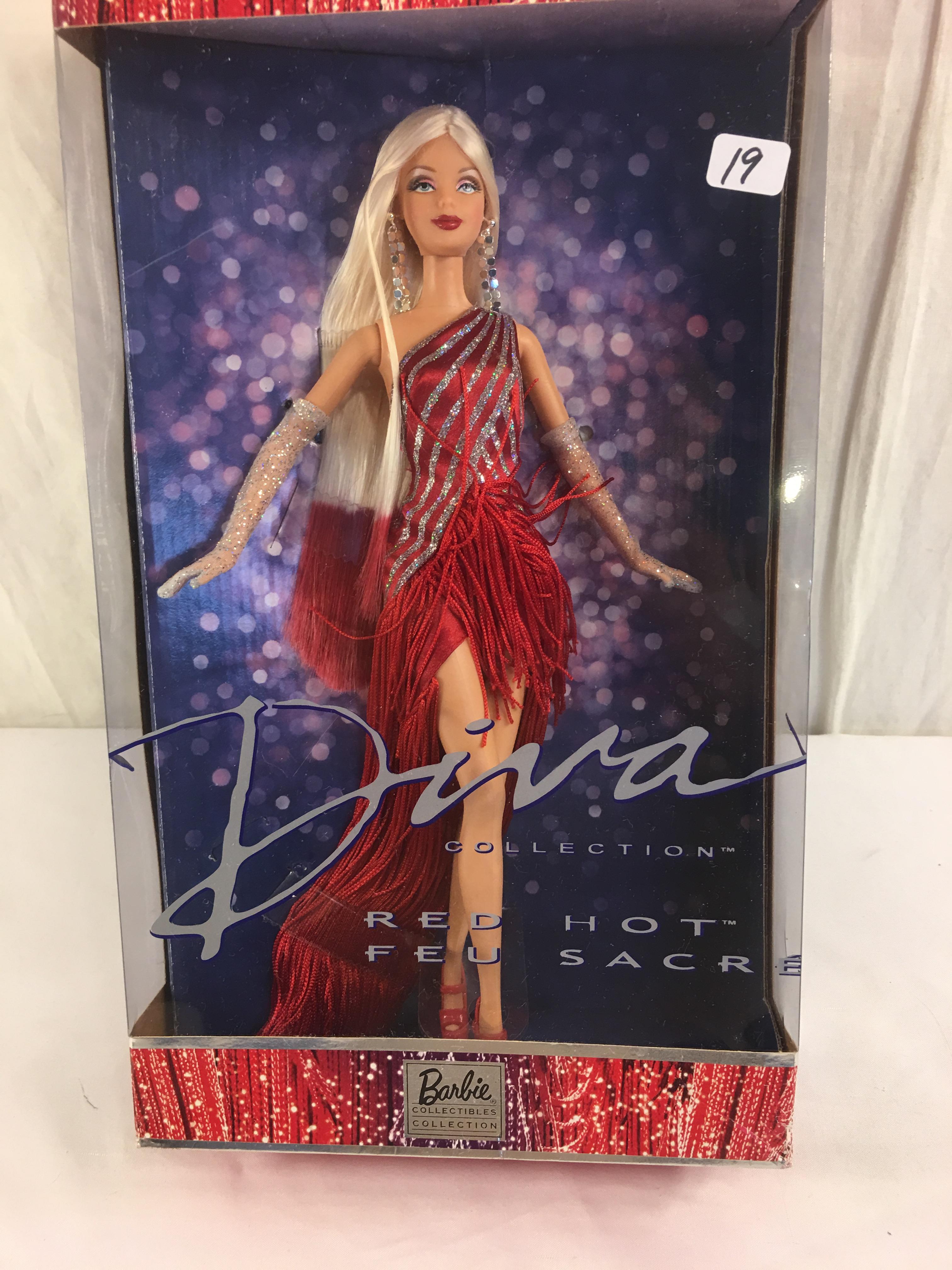 NIB Collector Barbie Diva Red Hot Barbie Doll Edition Size: 13"tall Box