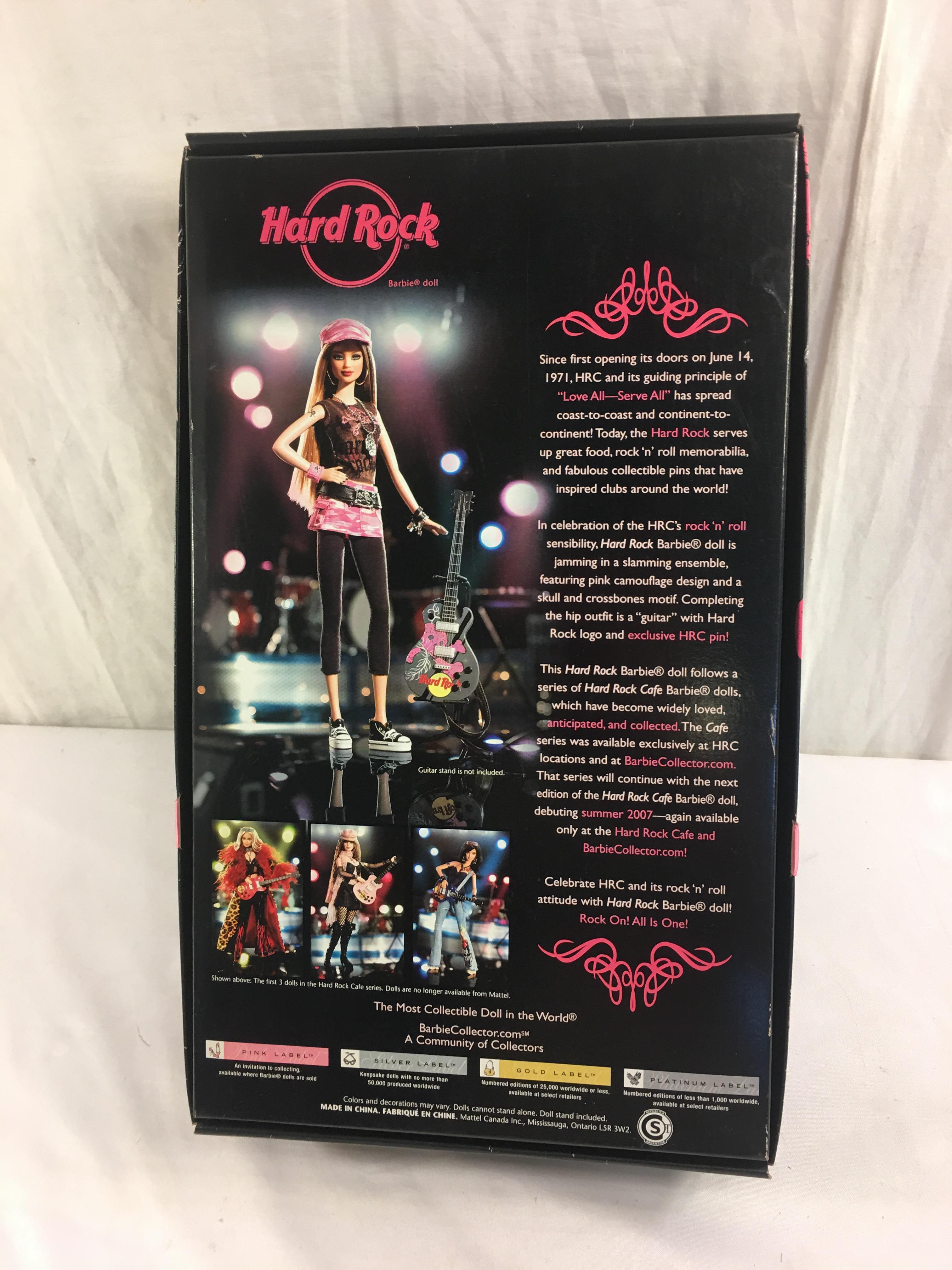 NIB Collector Barbie Hard Rock Pink Label Doll 13"Tall Box