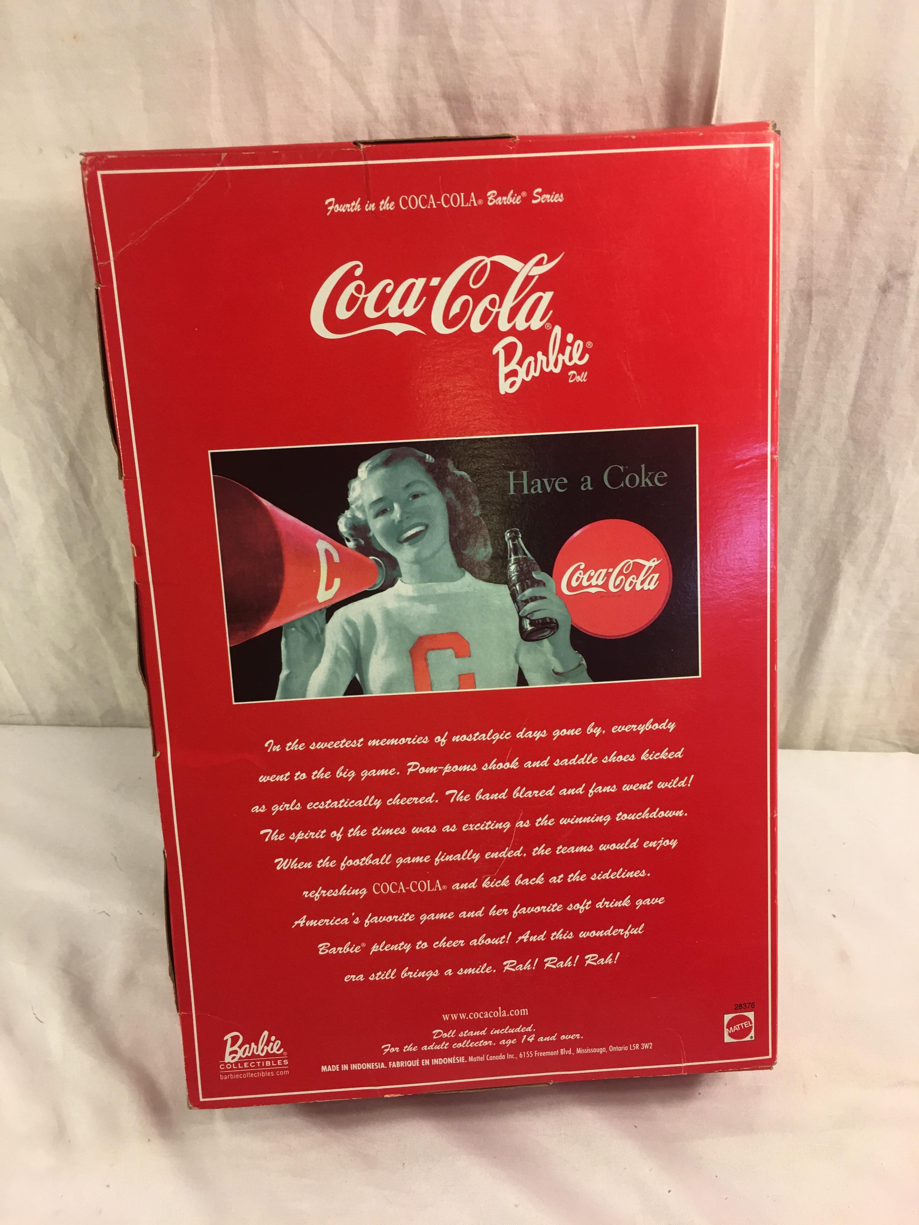 Collector Barbie Mattel Coca Cola Barbie Doll 13"tall Box Has Damage