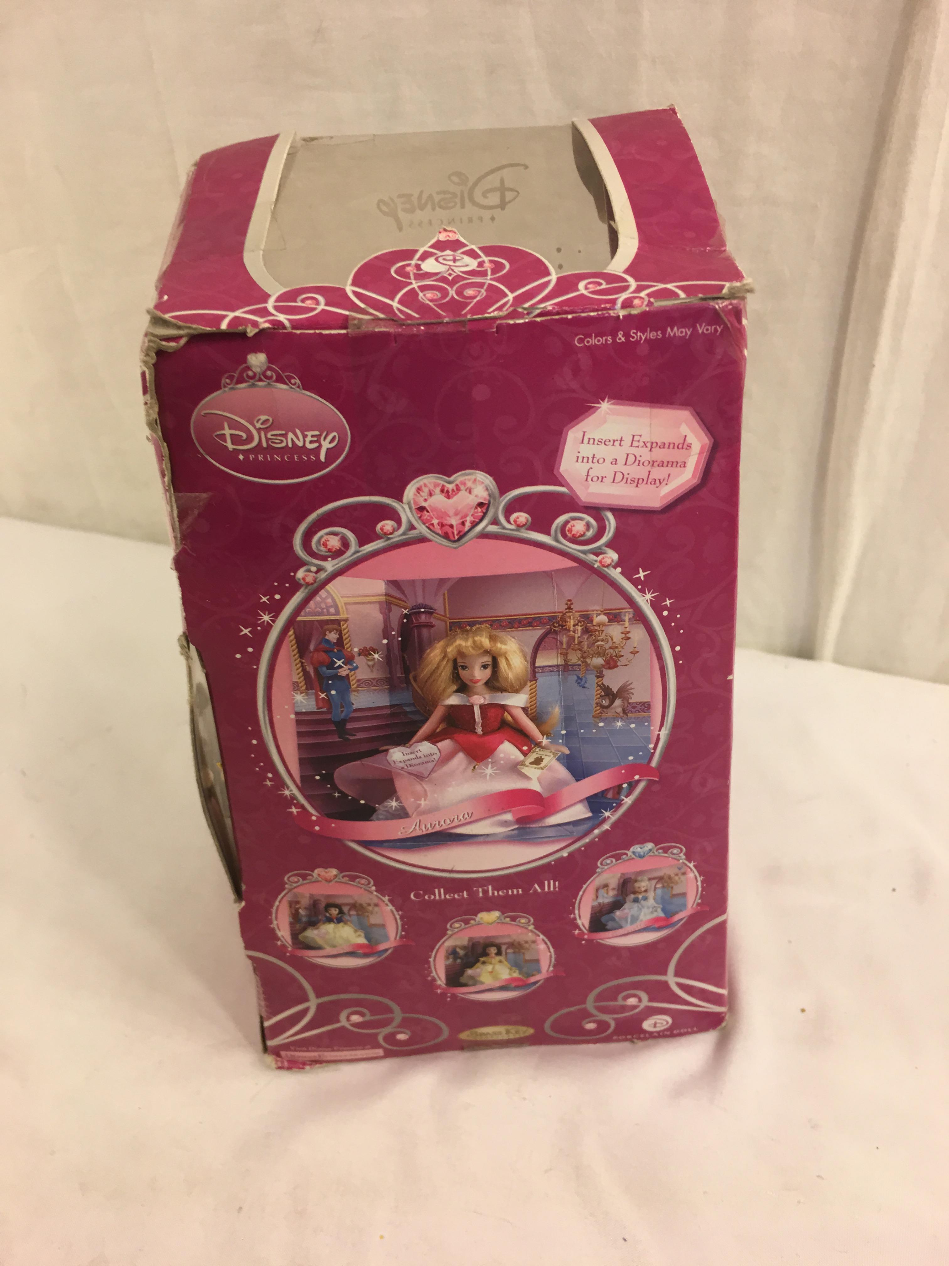 Collector Brass Key Keepsake Disney Princess Porcelain Doll Aurora Royal Ball Collection 9" Box