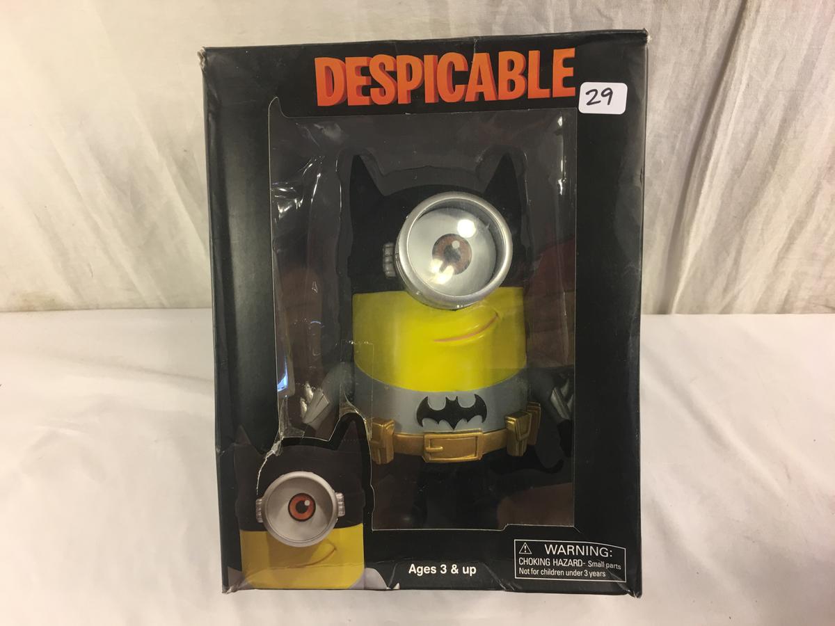 NIB Collector Universal Studios Despicable Minion Batman Superhero Action Figure 9.5"Tall Box