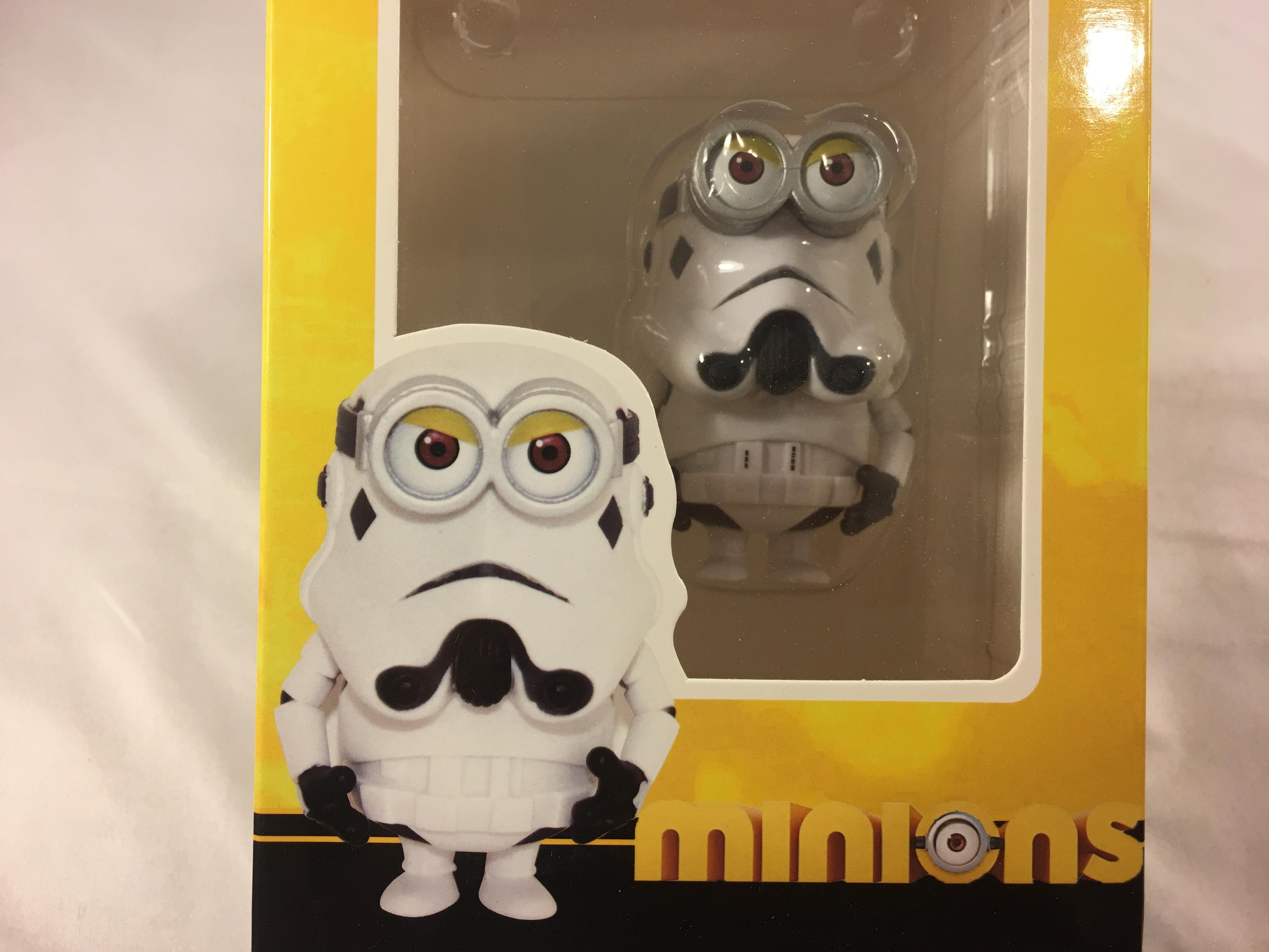 NIB Collector The Minions Star Wars Bai Bing B014 Action Figure 7"Tall Box Size