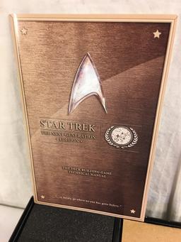 Collector Ban Dai Star Trek The Next Generation Premier Edition Deck Building Game Box: 12.5"x8"