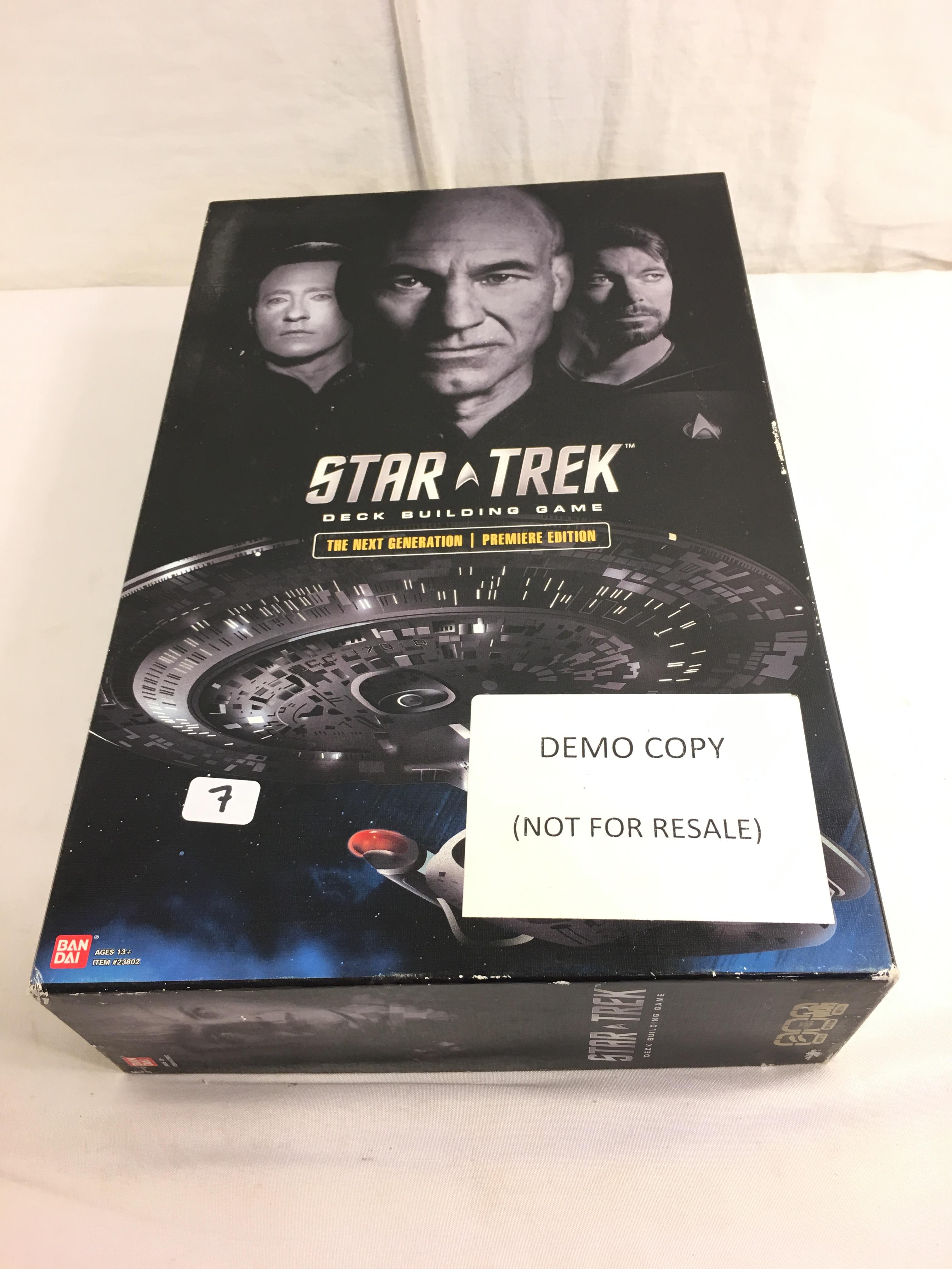 Collector Ban Dai Star Trek The Next Generation Premier Edition Deck Building Game Box: 12.5"x8"