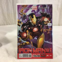 Collector Marvel Comic Book  Iron Man #1 Marvel Now Edition Comic Book