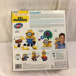 NIB Collector Illumination Minions Bloco SUART Foam Building Set 100 Pcs Box Size: 10x11"