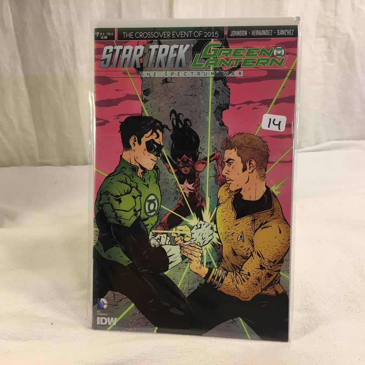 Collector IDW DC, Comics Star Trek Green Lantern The Spectrum War #2 Of 6 Cover A 2016