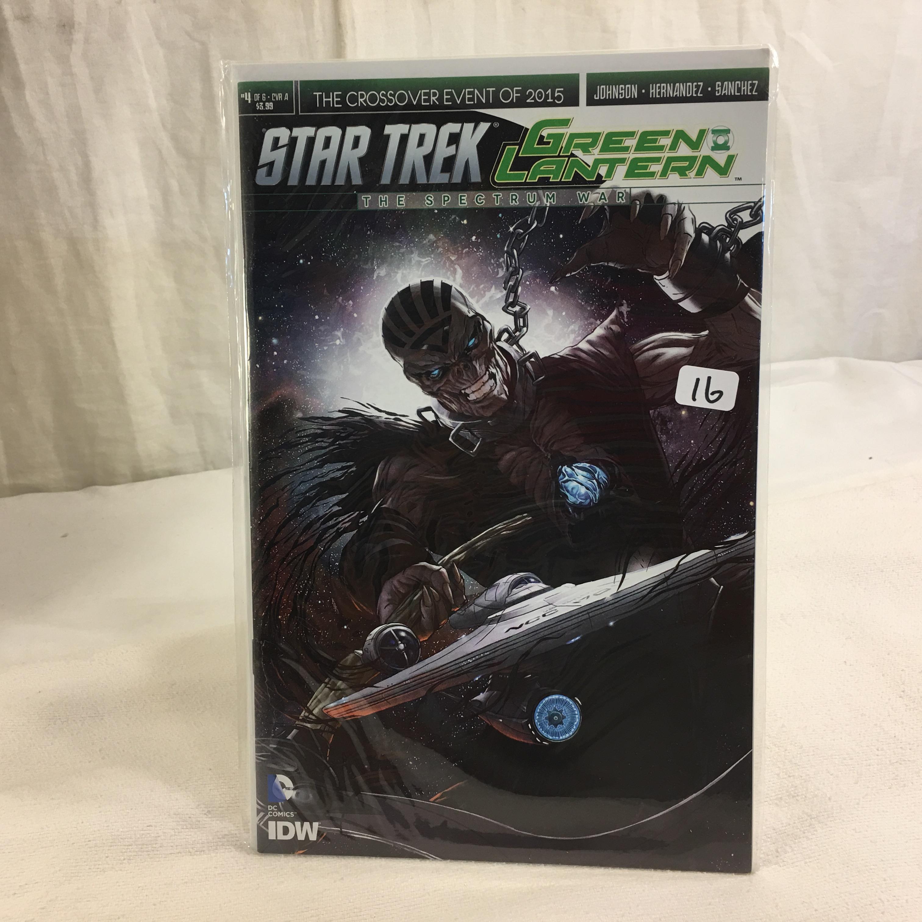 Collector IDW DC, Comics Star Trek Green Lantern The Spectrum War #4 Of 6 Cover A 2018