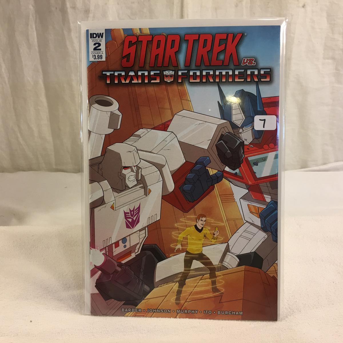 Collector IDW Comics Star Trek VS. Transformers Issue #2 Cover A Comic Book