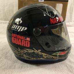 Collector Action Racing National Guard Mtn. Dew Enegry  1:3 Scale Rep Mini Helmet Hand Signed