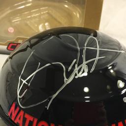 Collector Action Racing National Guard Mtn. Dew Enegry  1:3 Scale Rep Mini Helmet Hand Signed