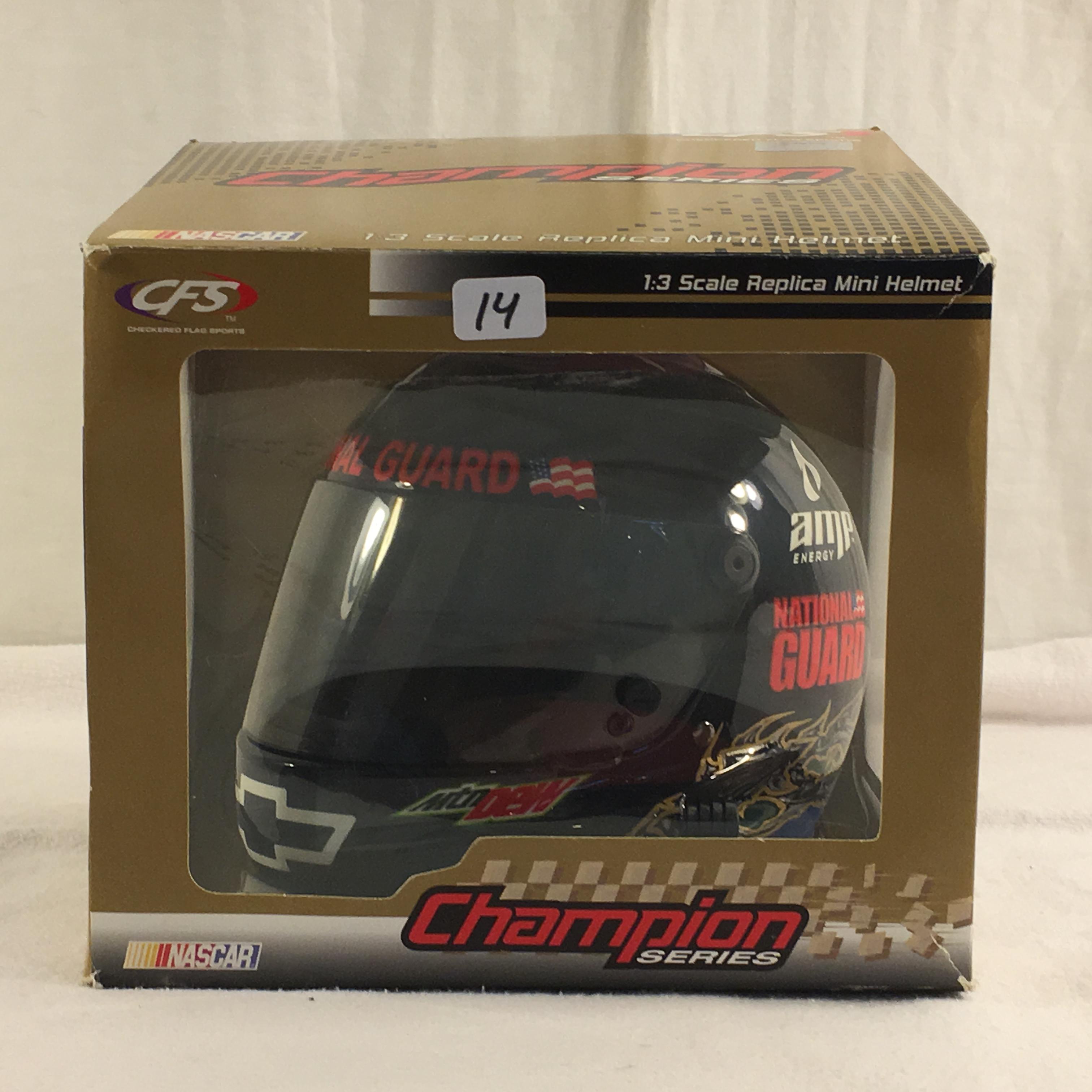 Collector Action Racing National Guard Mtn. Dew Enegry  1:3 Scale Rep Mini Helmet Hand Signed