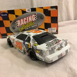 Collector Nascar Action Racing Jeff Green #29 Tom and Jerry 1997 Monte Carlo 1:24 Scale  Coin Bank