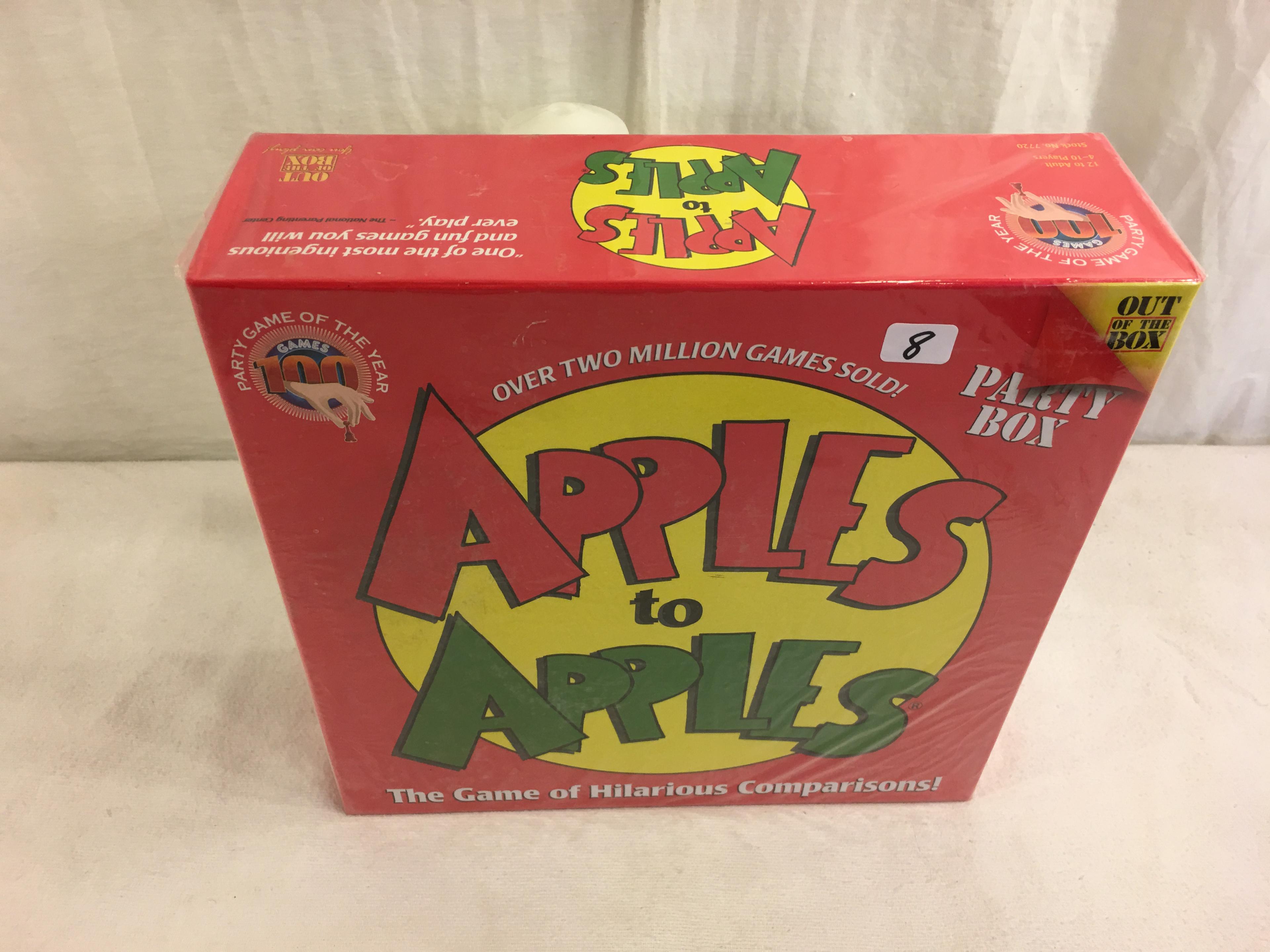 New Sealed in Box Party Box Apples TO Apples The Game Of Hilarious Comparisons Box Size:10x10" Box