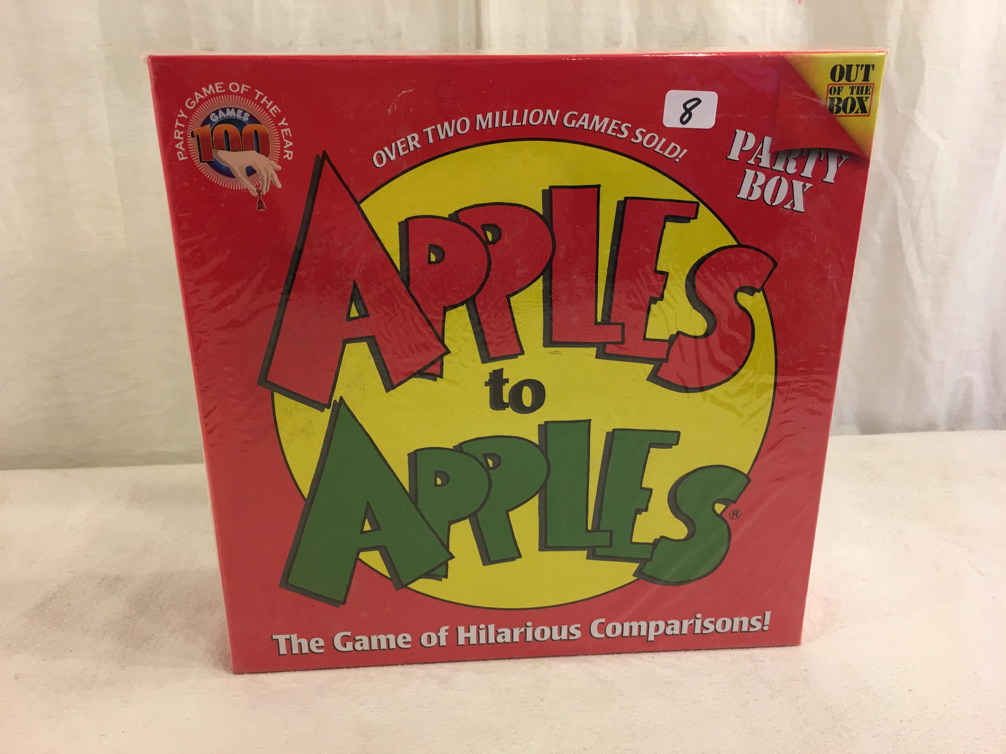 New Sealed in Box Party Box Apples TO Apples The Game Of Hilarious Comparisons Box Size:10x10" Box