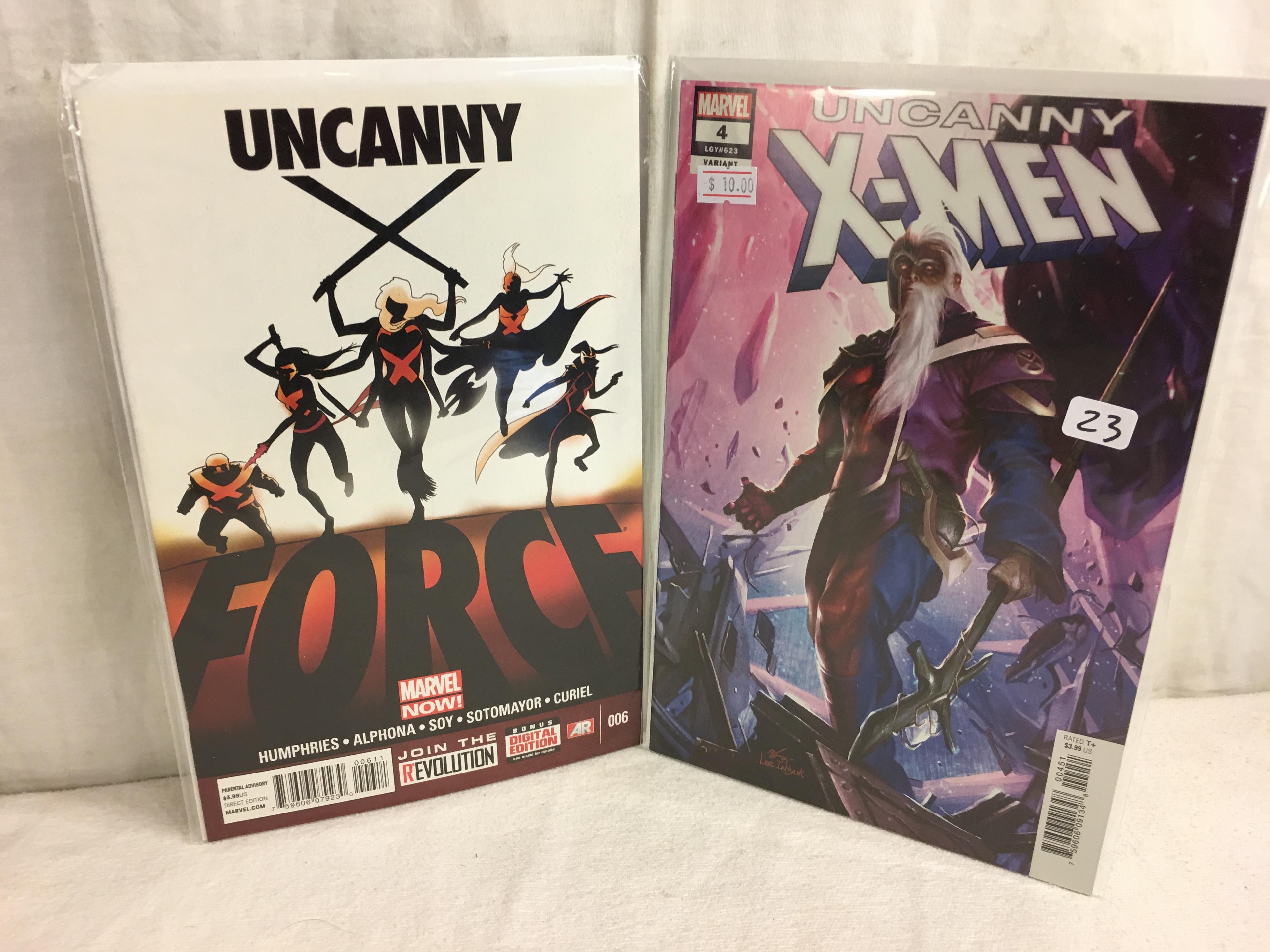 Lot of 2 Pcs Collector Marvel Assorted Comics Uncanny X-Men No.4.6. Comic Books